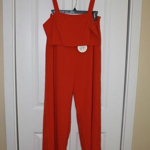 Two pieces crop top & Wide leg pants